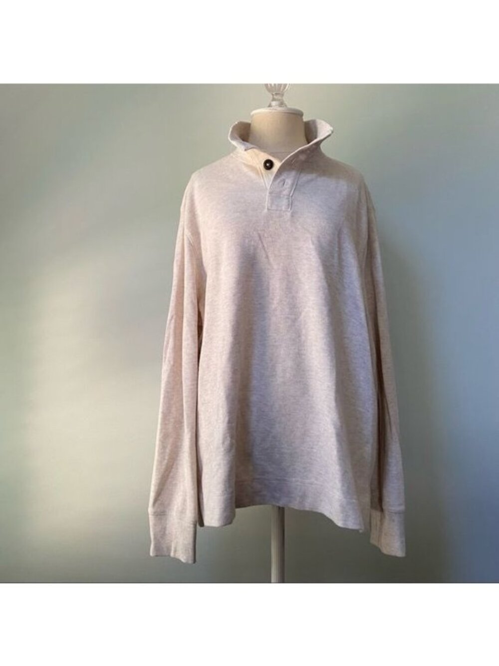 Urban pipeline 1/4 Button Thermal Pullover